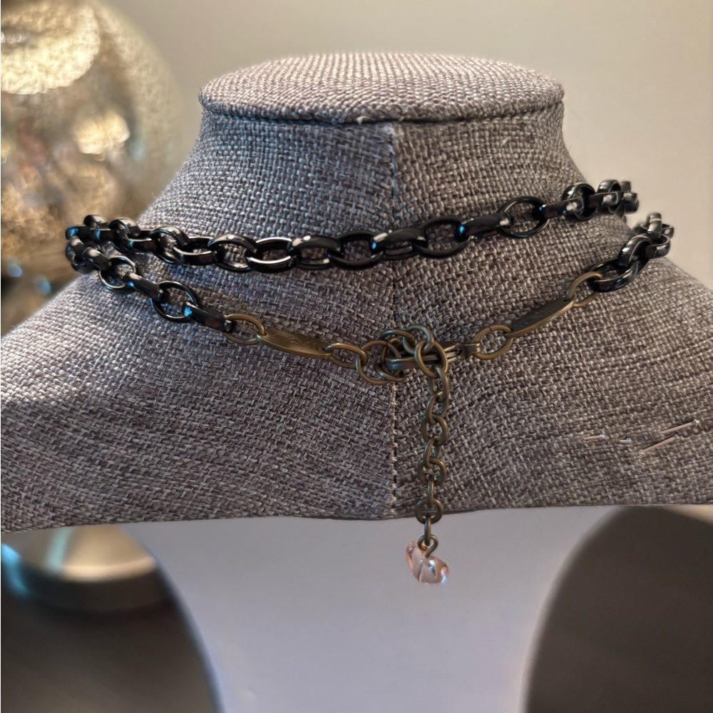 Sabika Long Asymmetrical Necklace - Picture 4 of 4
